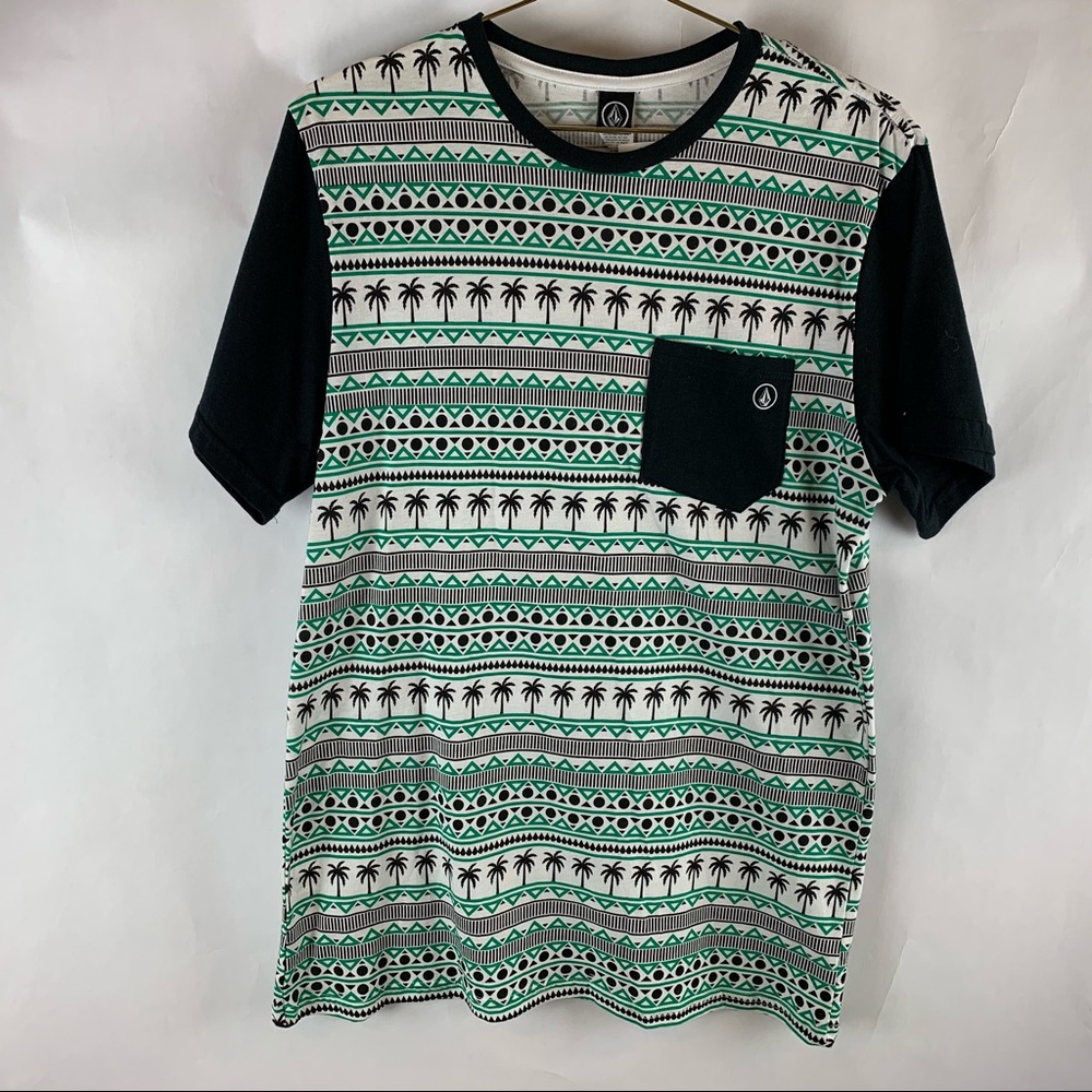 Pacsun Men’s Size M Green Black Graphic Tee